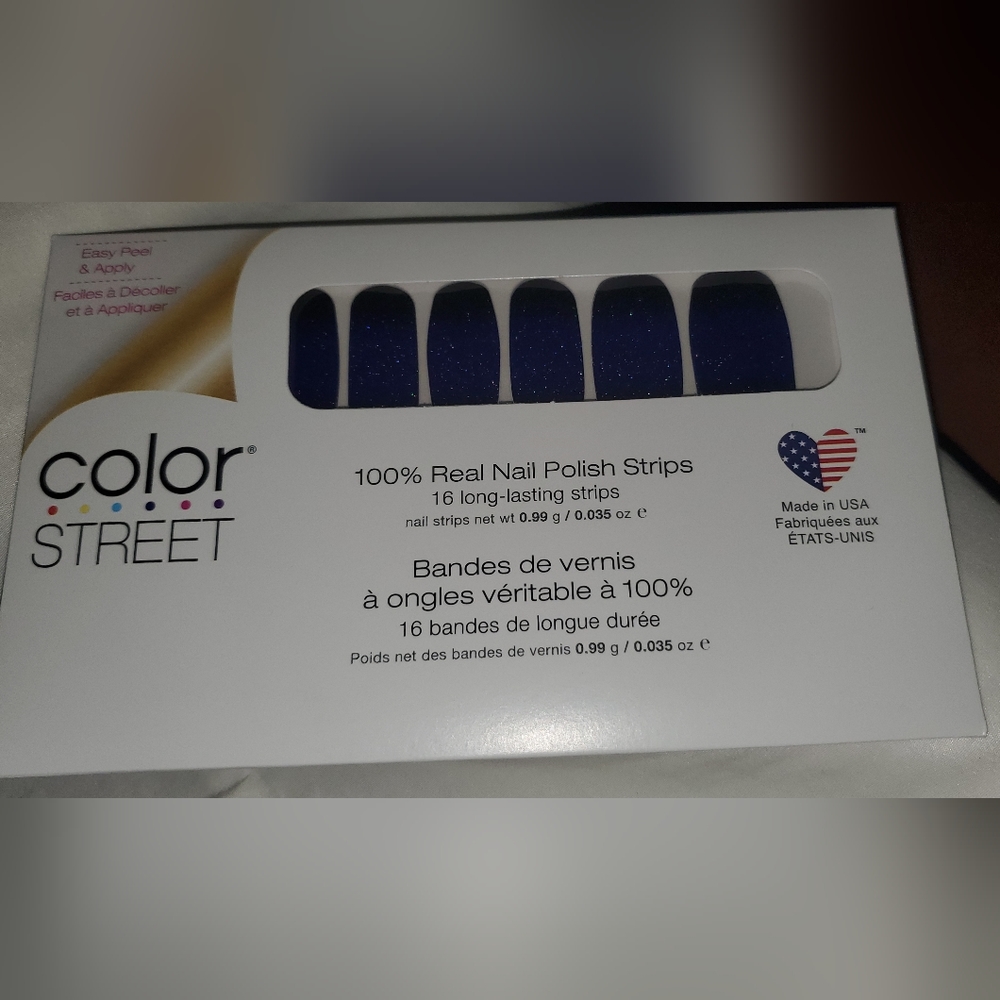 Color Street 100% Real Nail Polish Strips 16 strips Midnight Shift